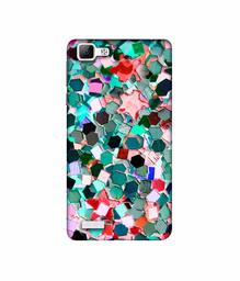 Amazon Brand - Solimo Designer Multicolor Stone 3D Printed Hard Back Case Mobile Cover for Vivo V1