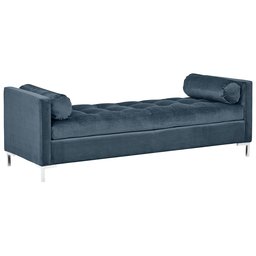 Amazon Brand – Rivet Uptown Mid-Century Velvet Tufted Customizable Daybed Sofa, 78