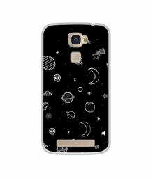 Amazon Brand - Solimo Designer Solar System UV Printed Soft Back Case Mobile Cover for Lyf Water 9