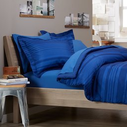 Pinzon Bed in a Bag, Royal Blue Calvin Stripe