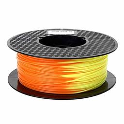 Eono by Amazon Color Changing PLA Filament 1.75 mm 3D Printer Filament Change with Temperature From Orange to Yellow 1KG 2.2LBS Spool 3D Pen Filament Printing Material PLA