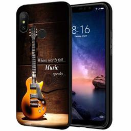 Amazon Brand - Solimo Designer Guitar Printed Hard Back Case Mobile Cover for Xiaomi Redmi Note 6 pro (D1156)