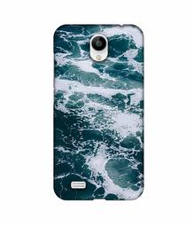 Amazon Brand - Solimo Designer Sea Waves 3D Printed Hard Back Case Mobile Cover for Vivo Y21L