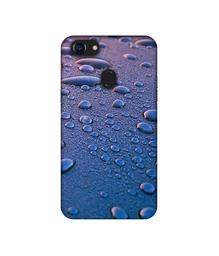 Amazon Brand - Solimo Designer Water Drops UV Printed Soft Back Case Mobile Cover for Oppo F5