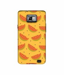 Amazon Brand - Solimo Designer Watermelon Pattern 3D Printed Hard Back Case Mobile Cover for Samsung Galaxy S2