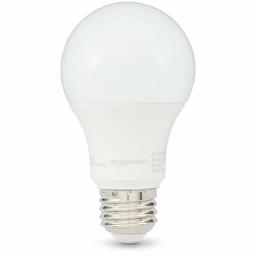 AmazonBasics 75W Equivalent, Daylight, Dimmable, 10,000 Hour Lifetime, A19 LED Light Bulb | 6-Pack (Renewed)