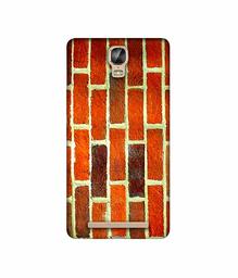 Amazon Brand - Solimo Designer Brick Texture 3D Printed Hard Back Case Mobile Cover for Gionee Marathon M5 Plus