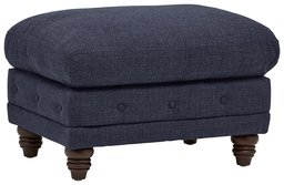 Amazon Brand – Stone & Beam Bradbury Chesterfield Modern Tufted Ottoman, 30.3