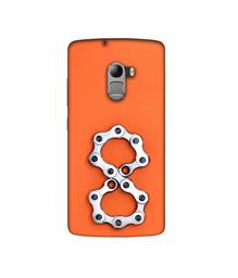 Amazon Brand - Solimo Designer Number Eight 3D Printed Hard Back Case Mobile Cover for Lenovo K4 Note