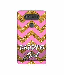 Amazon Brand - Solimo Designer Daddy's Girl 3D Printed Hard Back Case Mobile Cover for LG V20