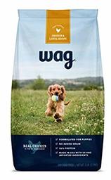 Amazon Brand - Wag Dry Dog Food for Puppies, Chicken and Lentil Recipe (5 lb. Bag) Trial