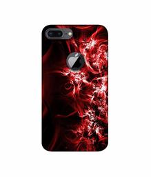 Amazon Brand - Solimo Designer Reddish Pattern 3D Printed Hard Back Case Mobile Cover for Apple iPhone 8 Plus (with Logo Cut)