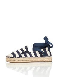 find. Espadrillas Donna, Multicolore (Navy/white), 40 EU