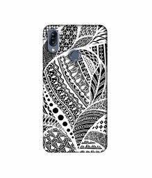 Amazon Brand - Solimo Designer Random White Pattern 3D Printed Hard Back Case Mobile Cover for Asus Zenfone Max (M2) ZB633KL