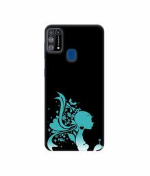 Amazon Brand - Solimo Designer Lady Vector N 3D Printed Hard Back Case Mobile Cover for Samsung Galaxy M31