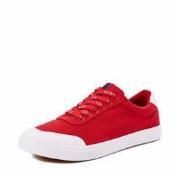 Amazon Brand - Symbol Men's Red Canvas Sneakers-6 UK/India (40 EU) (AZ-YS-390A)