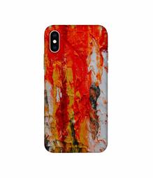 Amazon Brand - Solimo Designer Orange Color Spread 3D Printed Hard Back Case Mobile Cover for Apple iPhone Xs Max