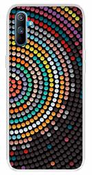 Amazon Brand - Solimo Designer Multicolor Dots Design Printed Soft Back Case Mobile Cover for Realme C3