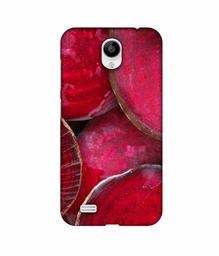 Amazon Brand - Solimo Designer Red Texture 3D Printed Hard Back Case Mobile Cover for Vivo Y21L