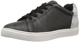 The Fix Amazon Brand Women's Taegan Lace-up Fashion Sneaker, Black, 9 B US