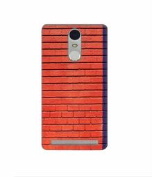 Amazon Brand - Solimo Designer Red and Purple Brick 3D Printed Hard Back Case Mobile Cover for Lenovo K5 Note