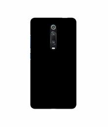 Amazon Brand - Solimo Designer Solid Black 3D Printed Hard Back Case Mobile Cover for Mi K20 / Mi K20 Pro