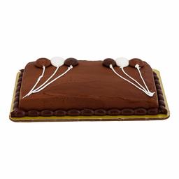 Fresh Prepared, Sheet Cake, Chocolate with Buttercream Icing, Balloon Decoration, 46 oz