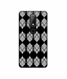 Amazon Brand - Solimo Designer S Shape Pattern 3D Printed Hard Back Case Mobile Cover for Nokia 6.1 Plus