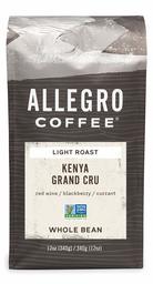 Allegro Coffee Kenya Grand Cru Whole Bean Coffee, 12 oz