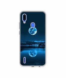 Amazon Brand - Solimo Designer Moon Pattern Print UV Printed Soft Back Case Mobile Cover for Lava Z93