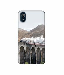 Amazon Brand - Solimo Designer Steam Train 3D Printed Hard Back Case Mobile Cover for Vivo Y91i