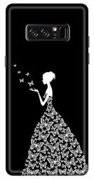 Amazon Brand - Solimo Designer Girl Design 3D Printed Hard Back Case Mobile Cover for Samsung Galaxy Note 8