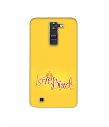 Amazon Brand - Solimo Designer Love Birds 3D Printed Hard Back Case Mobile Cover for LG K7