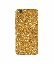 Amazon Brand - Solimo Designer Golden Sparkle 3D Printed Hard Back Case Mobile Cover for Xiaomi Redmi Go