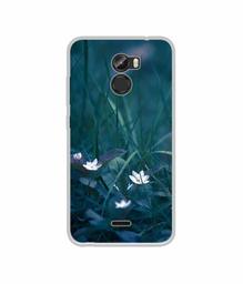 Amazon Brand - Solimo Designer White Flower UV Printed Soft Back Case Mobile Cover for Gionee X1