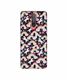 Amazon Brand - Solimo Designer Unicorn Texture 3D Printed Hard Back Case Mobile Cover for Poco X2 / Mi Redmi K30