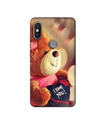 Amazon Brand - Solimo Designer Teddy Bear 3D Printed Hard Back Case Mobile Cover for Mi Redmi Y2