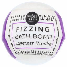 Whole Foods Market, Fizzing Bath Bomb, Lavender Vanilla, 2.3 oz