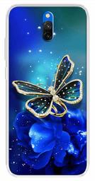 Amazon Brand - Solimo Designer Multicolor Butterfly Flower Design Printed Soft Back Case Mobile Cover for Xiaomi Redmi 8A Dual