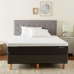 AmazonBasics Latex-Feel Cooling Gel Infused Mattress - Firm Support - CertiPUR-US Certified - Cal King