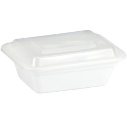 Simply Deliver - Recipiente rectangular con tapa (12,7 x 10,2 cm)