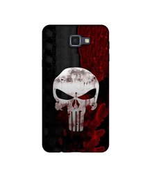 Amazon Brand - Solimo Designer Punisher Skull UV Printed Soft Back Case Mobile Cover for Samsung Galaxy J5 Prime