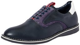 Amazon Brand - Symbol Men's Navy Synthetic Sneakers - 6 UK (AZ-KY-106A)