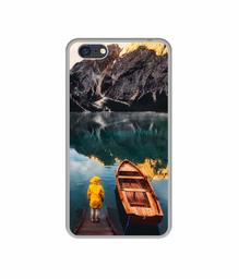 Amazon Brand - Solimo Designer Lake View UV Printed Soft Back Case Mobile Cover for Oppo A71