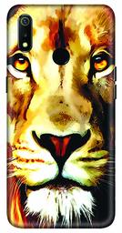 Amazon Brand - Solimo Designer Lion Design 3D Printed Hard Back Case Mobile Cover for Realme 3 / Realme 3i