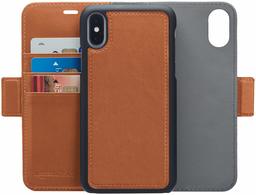 AmazonBasics - Funda de Piel sintética para iPhone (Desmontable)