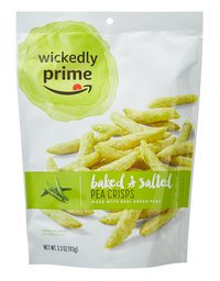 Wickedly Prime Pea Crisps, 3.3 Ounce