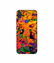 Amazon Brand - Solimo Designer Multicolor Texture 3D Printed Hard Back Case Mobile Cover for Xiaomi Redmi Note 7S