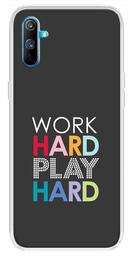 Amazon Brand - Solimo Designer Multicolor Typography Printed Soft Back Case Mobile Cover for Realme C3