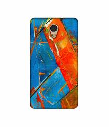 Amazon Brand - Solimo Designer Sky Blue and Orange Canvas 3D Printed Hard Back Case Mobile Cover for Lenovo P2